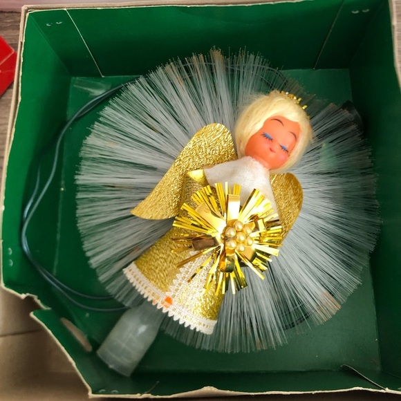 Vtg Noma Illuminated Tree Topper Angel - Picture 7 of 16